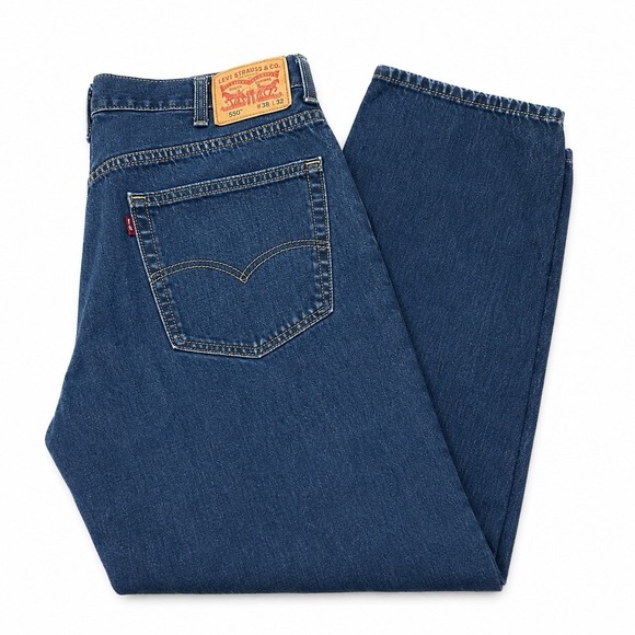 Levi's Other - Levi's 550 Jeans Mens 38x32 Relaxed Fit Straight Leg Blue Denim 00550-0032